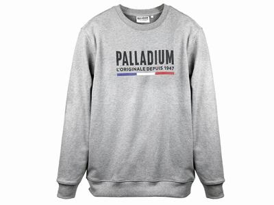 Sudaderas Palladium PALLADIUM CREW NECK2 Mujer Gris Oscuro | Costa Rica-43107